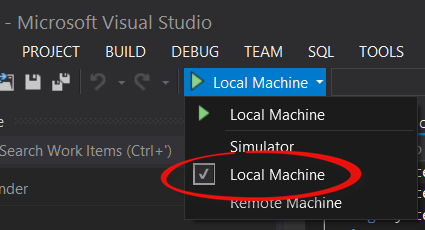 Microsoft visual studio unable to start debugging